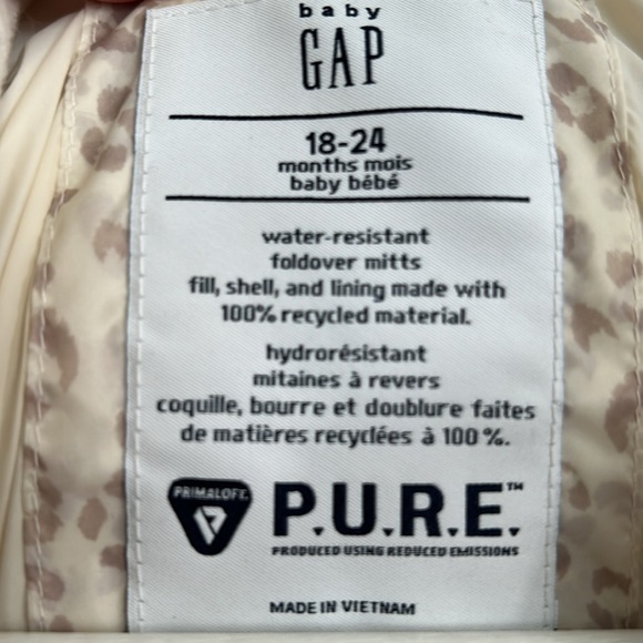 Gap 18-24m primaloft snowsuit - Picture 7 of 11
